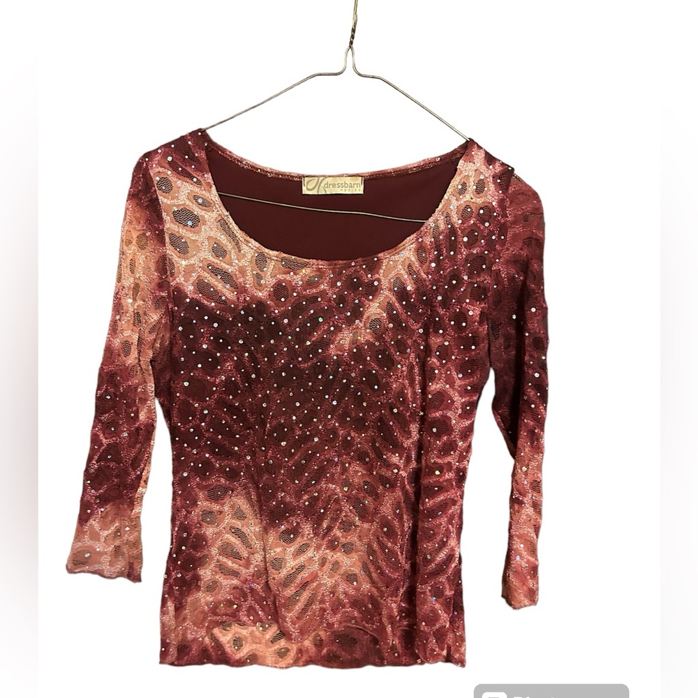 Dress Barn purple blouse